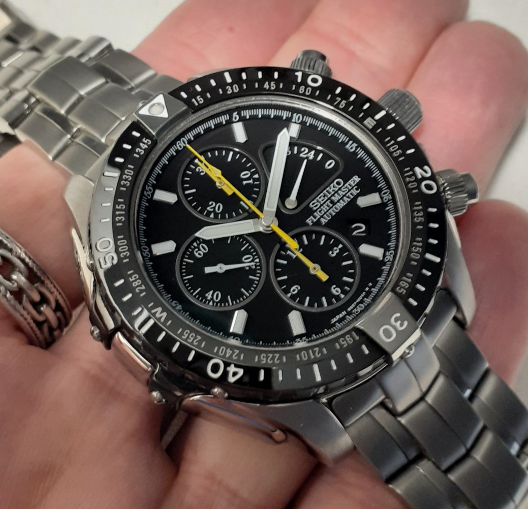 SEIKO PROSPEX TITANIUM FLIGHTMASTER AUTOMATIC CHR… - image 7