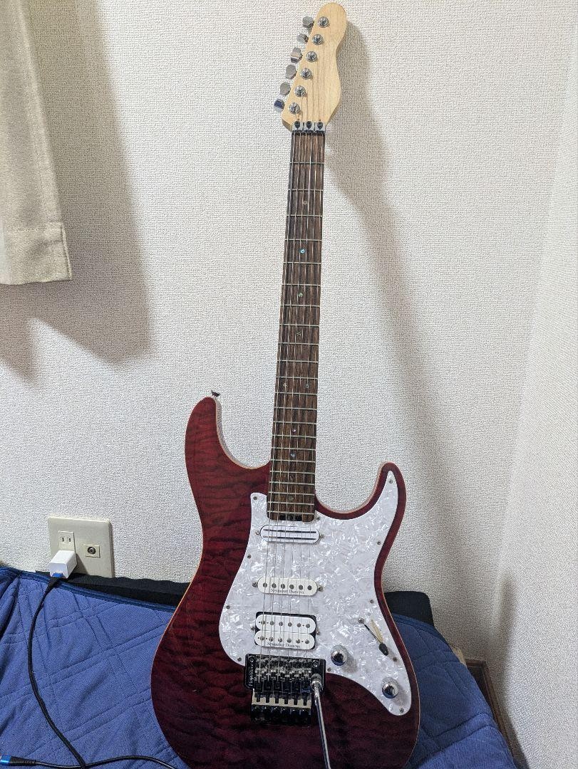 edwards snapper　E-SN-145FR Edwards Snapper E-SN-145FR Red Made in Japan Electric Guitar Used