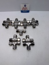 Lot of 13 Parker A-Lok 8ET8-316 1/2” x 1/2” x 1/2” SS Compression Tee