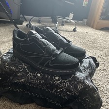 Jordan 1 Retro Low OG SP x Travis Scott Black Phantom for Sale