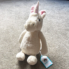 Jellycat Small Bashful Unicorn - RETIRED - unused with original tag