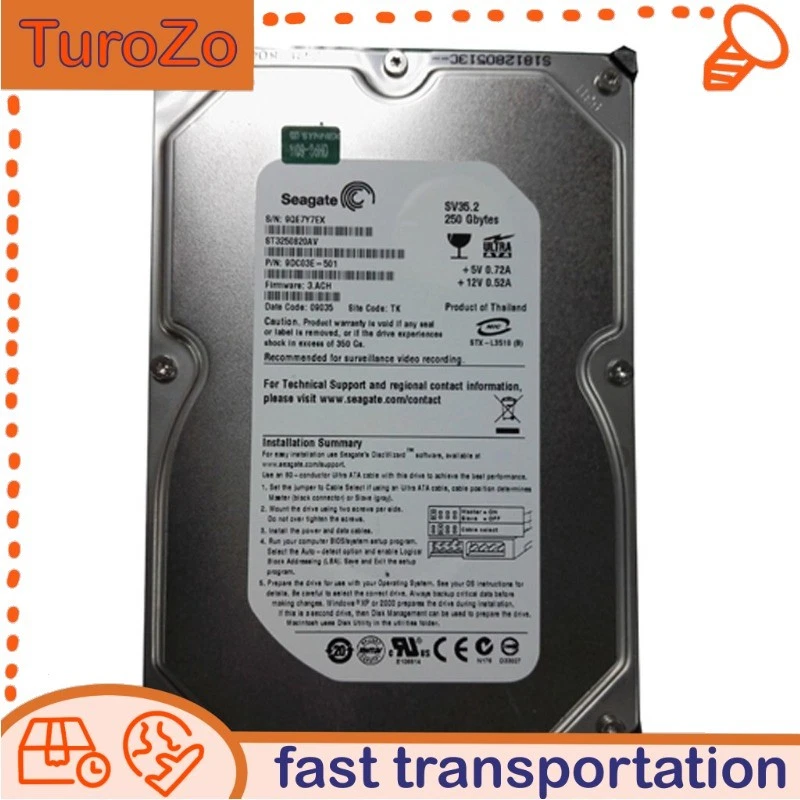 PATA/IDE/EIDE 250GB Internal Hard Disk Drives for sale | eBay