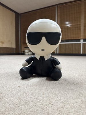 Karl Lagerfeld 10 inch Collectable Soft Leather Doll Ikonik Limited Edition NWT