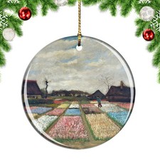 Van Gogh Bulb Fields Painting Christmas ornament city travel souvenir