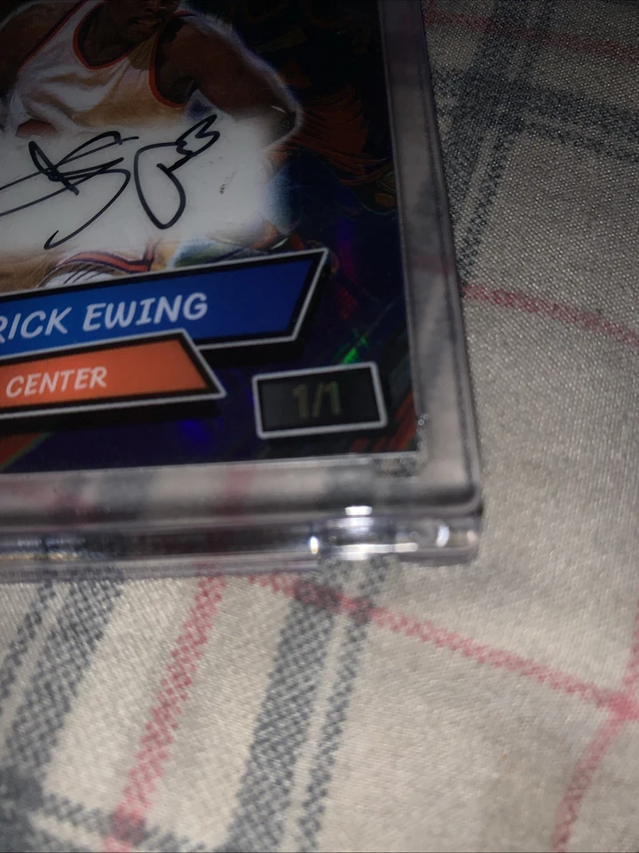 Comodín de aluminio 2024 Comix Patrick Ewing verdadero 1/1 automático Foto 3 de 4