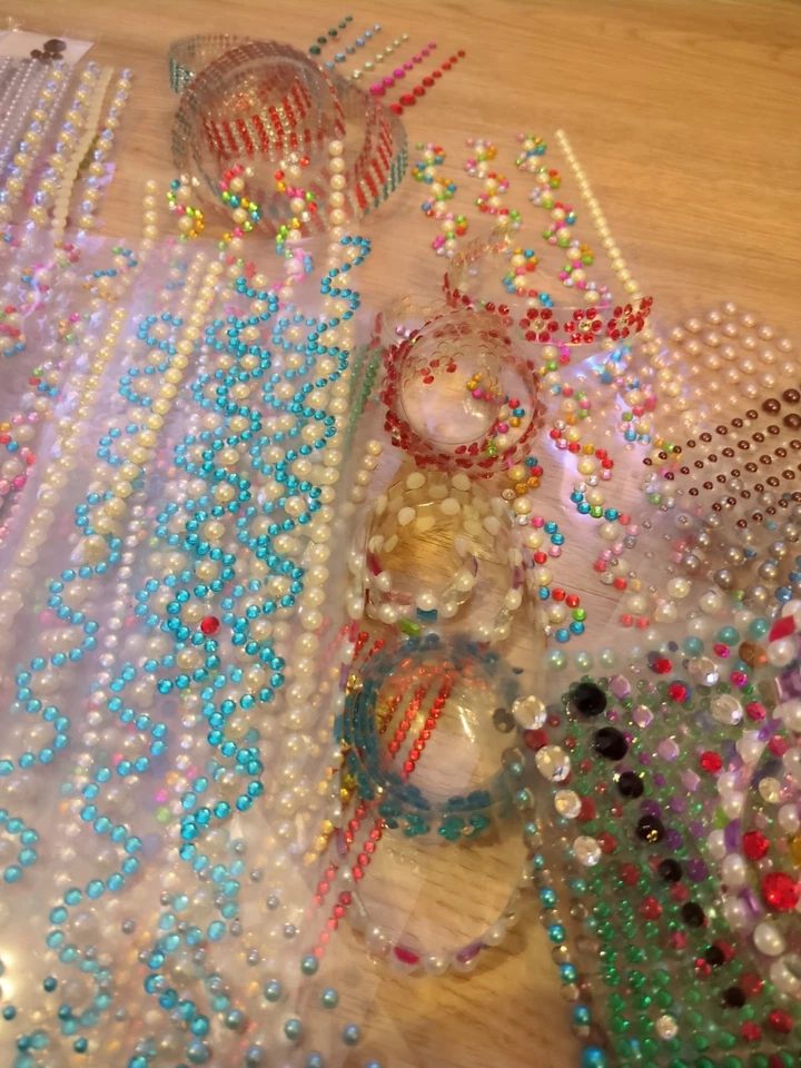 Restposten Steine Selbstklebend Bastel Zubehör DIY  - Bild 3 von 4