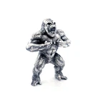 1 oz Gold Spartan 999+ Pure Silver Gorilla Statue – Luxury Collectible Gift