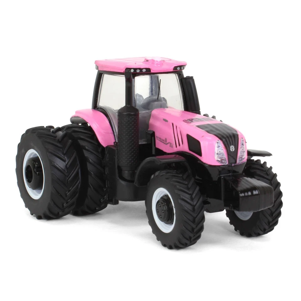 Tractor ERTL 1/64 rosa New Holland Genesis T8.380 con dobles traseros 13997 Foto 2 de 4