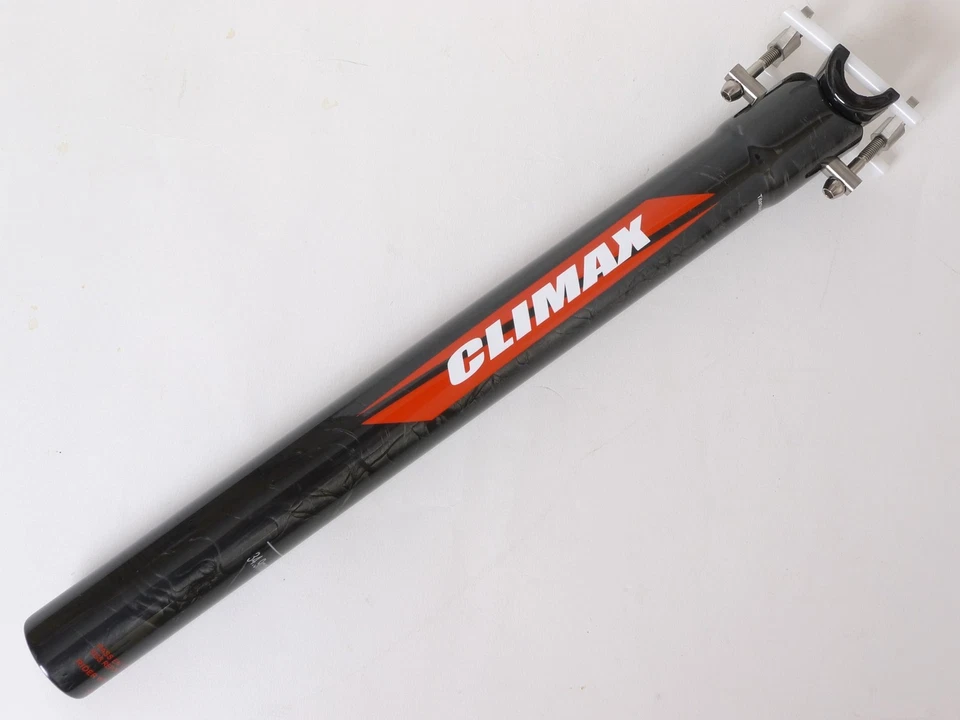Tija de sillín de carbono brillante mr-ride 145 g, 34,9 x 350 Climax SP02C UD bicicleta MTB negra Foto 2 de 4