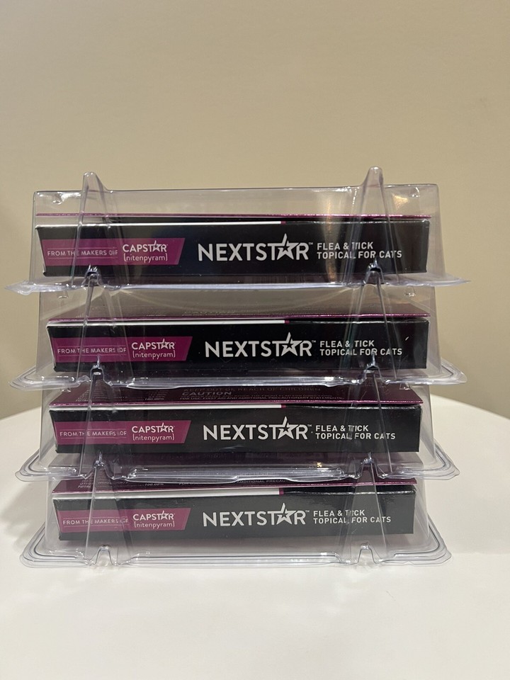 Nexstar Flea & Tick Topical for Cats over 3.5 lbs Fast Acting 12 Month