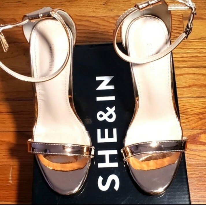 Shein Rose Gold Heels
