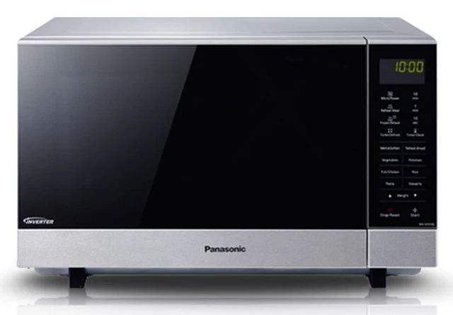Stainless Steel Stainless Steel Silver Microwave