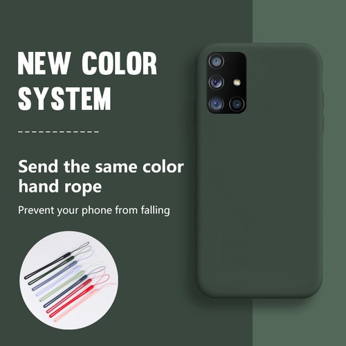 For Samsung Galaxy Hot Sell Models Lanyard Liquid Silicone Soft Phone Case Cover - Picture 10 of 19