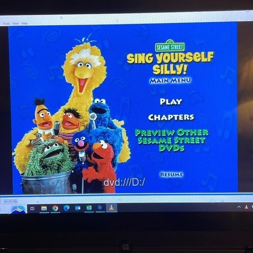 Sesame Street Sing Yourself Silly 2005 DVD TESTED Paul Simon James Taylor - Picture 11 of 11