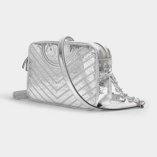 fleming distressed chevron camera bag