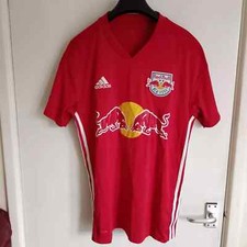 Adidas New York Red Bulls Soccer football NY shirt USA MLS Jersey Mens Size Med.