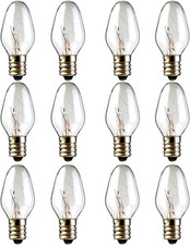 15 Watt Wax Melt Warmer Light Bulbs For Scentsy Plug-In Nightlight Warm 12-Pack
