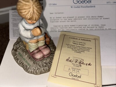 Hummel Figurine Silent Prayer GOEBEL NOS Original Box Certificate
