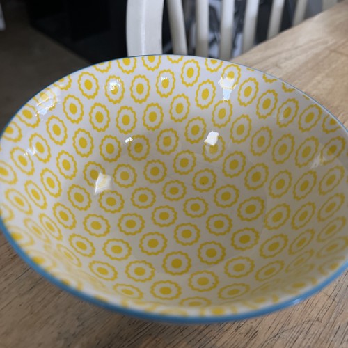 Dover and York Blue And Yellow Bowl - Picture 2 of 3