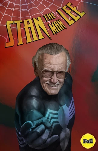 STAN LEE TRIBUTE #1 SKAN SRISUWAN EXCL SPIDER-MAN BLACK FOIL VARIANT LTD 100