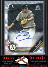 2019 Bowman Draft Chrome Auto Tyler Baum Oakland Athletics #CDA-TB QTY