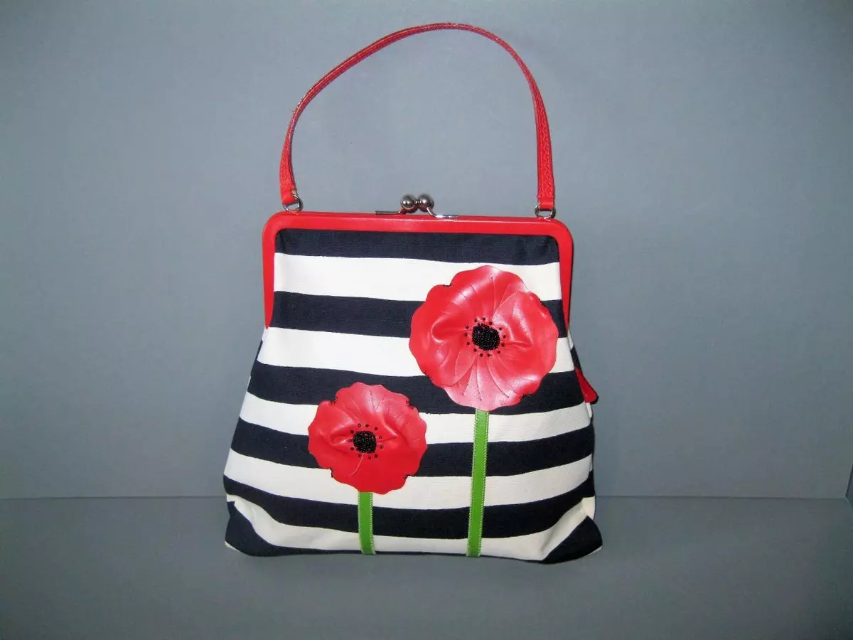 AUTHENTIC MOSCHINO CHEAP CHIC BLUE WHITE RED CANVAS FRAMED