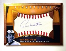 2005 Upper Deck Sweet Spot Classic Signatures Paul Molitor auto