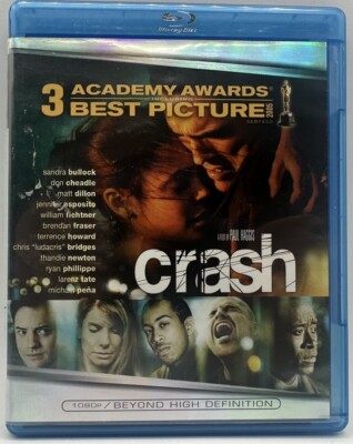 Crash Blu-ray Widescreen Sandra Bullock Don Cheadle William Fichtner 2004