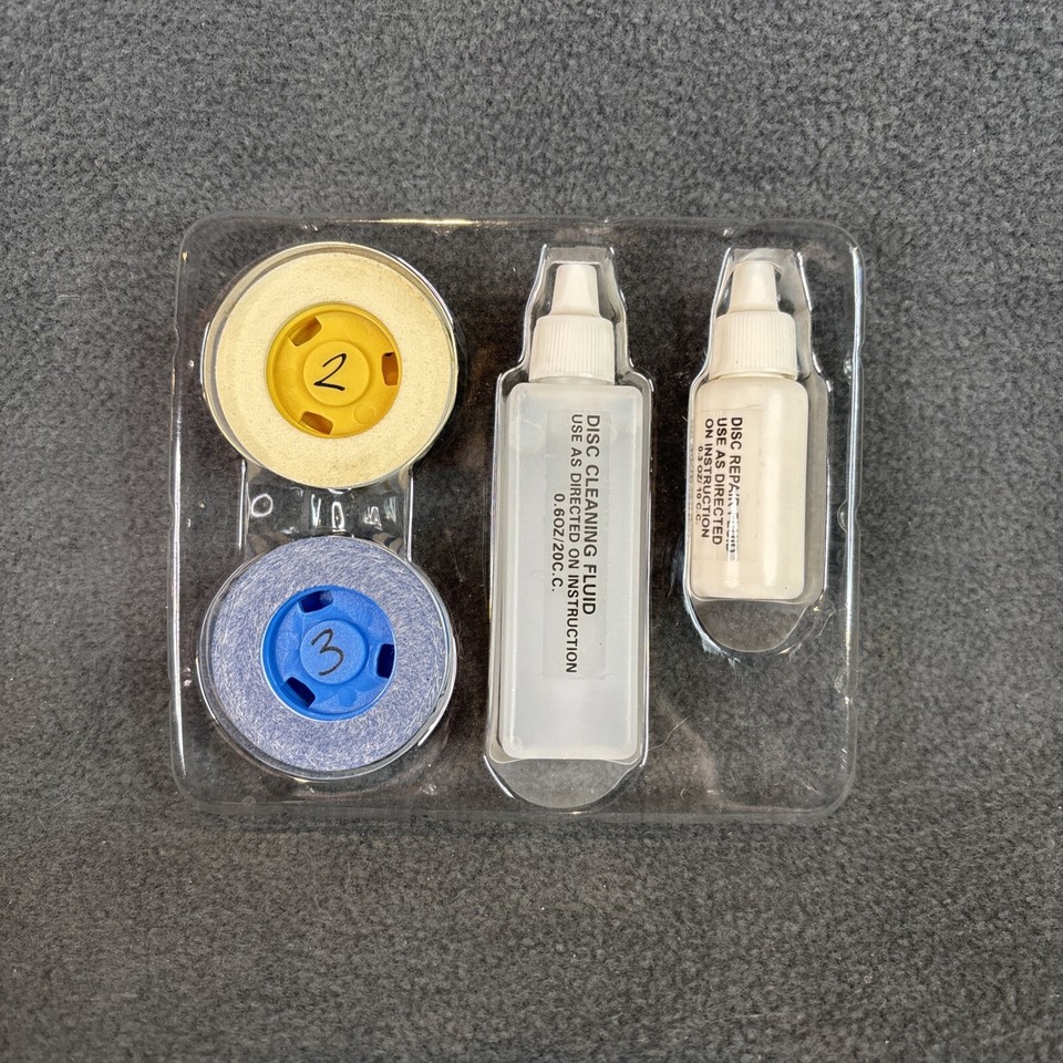 PROCARE CD/DVD Disc Cleaning and Repairing Kit Pro Lightly Used eBay