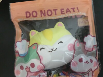  Yellow Poli Head Bun Squishy 