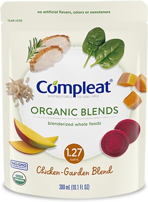 COMPLEAT 4390047993 Organic Blends Chicken-Garden Blend, Case of 24