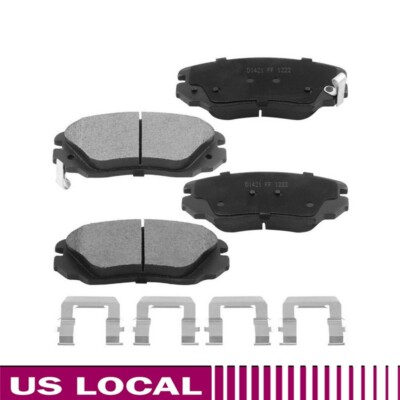 4PCS Front Premium Ceramic Brake For Chevy Impala Equinox Malibu GMC Terrain