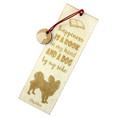 Papillon Bookmark For The Glückbuch Art-Dog