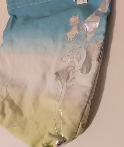 Tinker Bell Disney Resort exklusive Geldbörse aus Silberfolie/Blau & Grün Neu mit Etikett - Bild 4 von 22