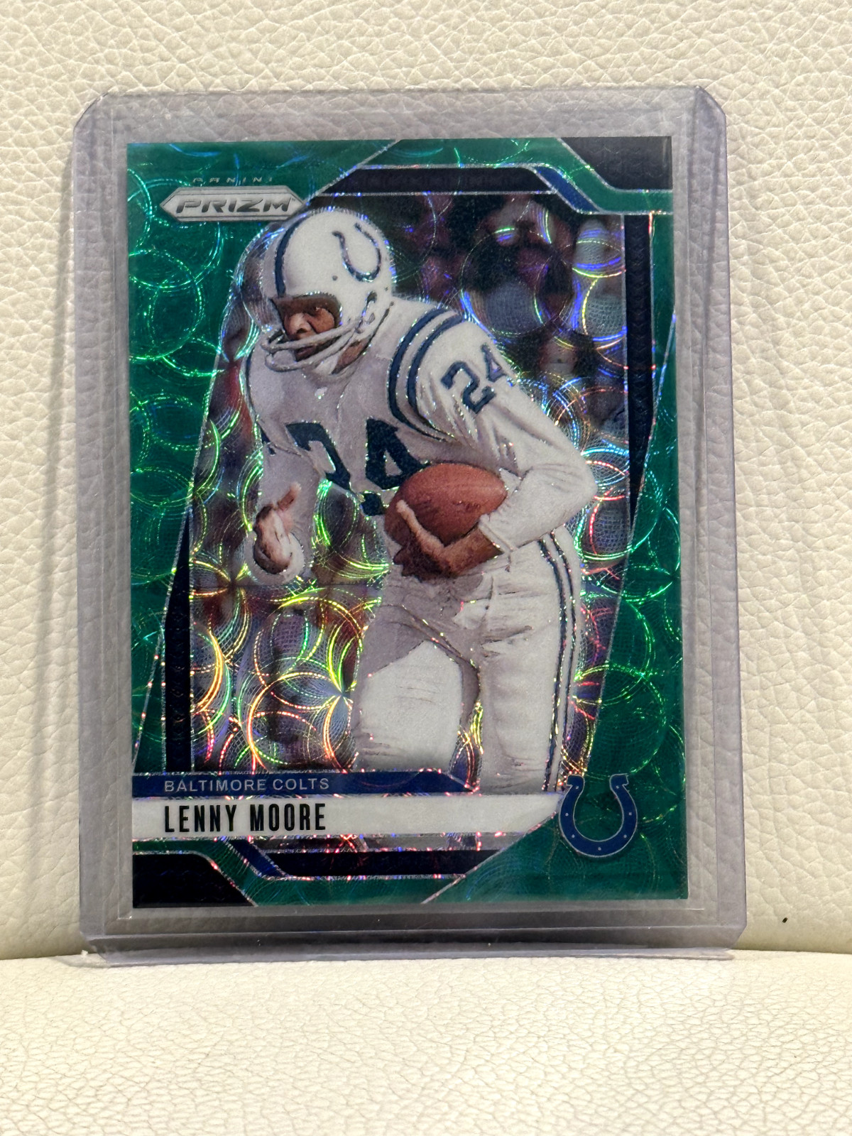 2024 Panini Prizm Lenny Moore Green Scope /75 # #296