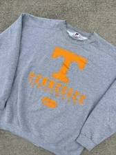 Vintage Tennessee Volunteers Sweatshirt Adult L Gray Nike Team Sports 90s UTK