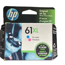 HP 61XL Tri-Color Ink Cartridge Expired: Mar-2022 Malaysia New & Sealed