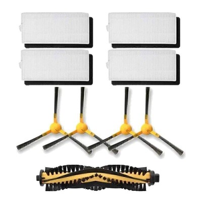 9 Pack Ersatz BüRsten Filter Seiten BüRsten für Neatsvor X500 Tesvor X500 Robote