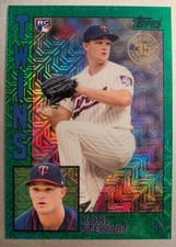2019 Topps Series 2 Silver Pack Kohl Stewart 1984 Rookie Green Refractor /99