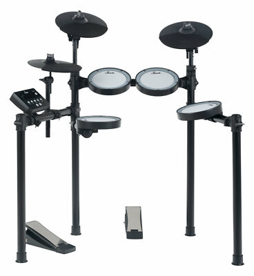 XDrum DD-460C E-Drum Kit elektronisches Schlagzeug Set Mesh Pad Kick Controller