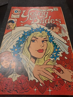 CHARLTON COMICS SECRETS OF YOUNG BRIDES NO 1 JUL COMIC BOOK!   e6815UXX