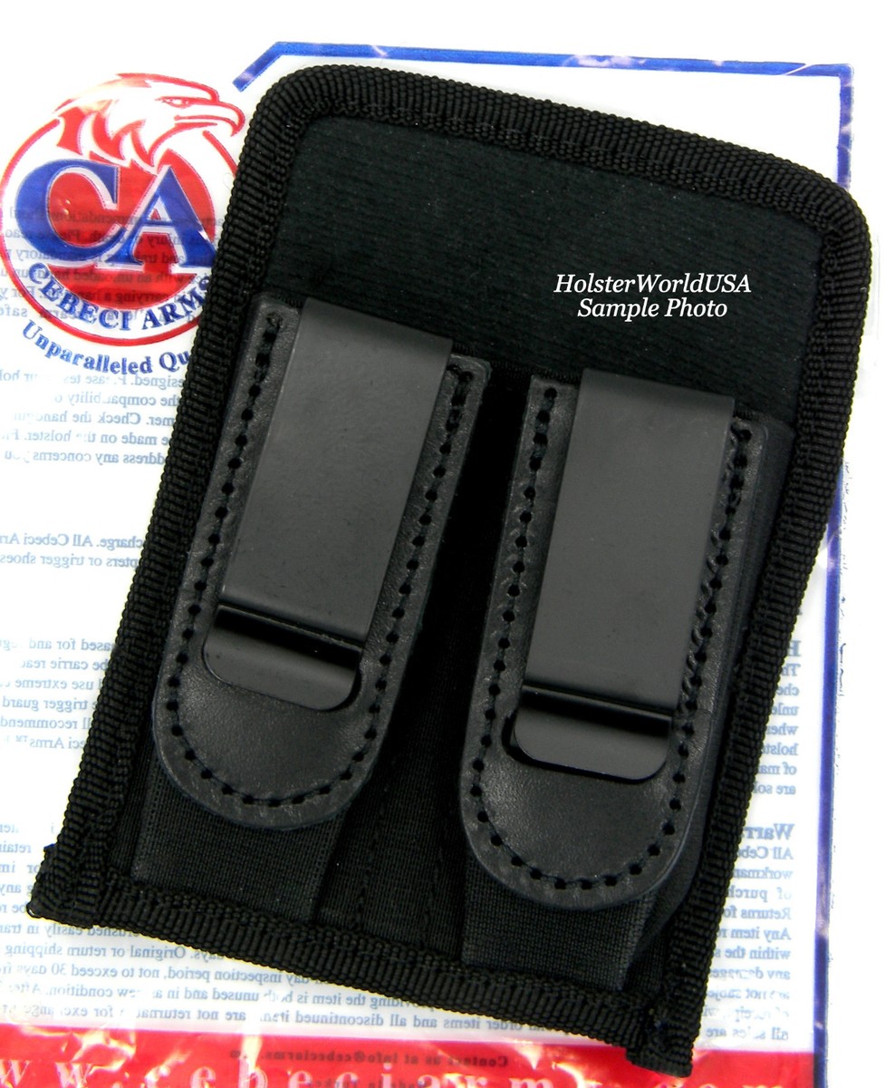 Custodia Doppia Per Caricatore Per Fondina Magnetica IWB E OWB Da