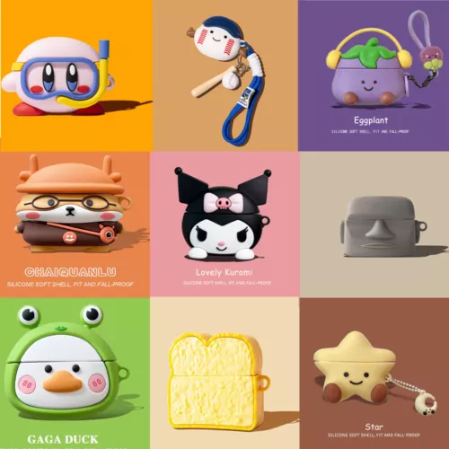 For Airpods Pro 1/2nd 3rd Gen 3D Cartoon Silicone Shockproof Charging Case Cover - Picture 6 of 54
