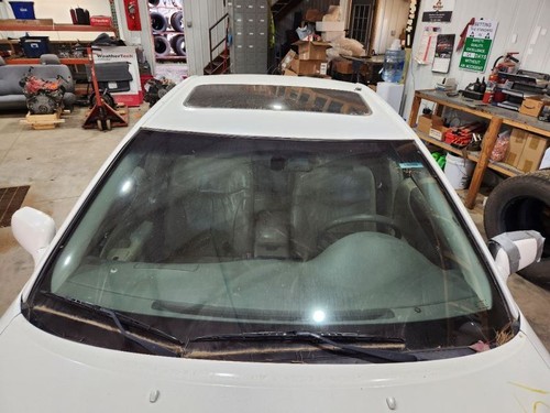 2002-03 Lexus ES300 Drivers Left Sun Visor - Illuminated *Tan Cloth* - Picture 10 of 12