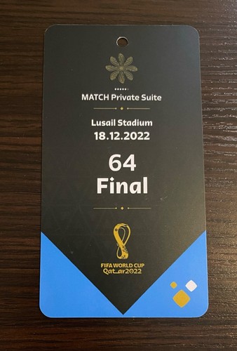 2022 World Cup Final Argentina vs France Private Suite Pass VIP Ticket Messi WC - 第 2/12 張圖片
