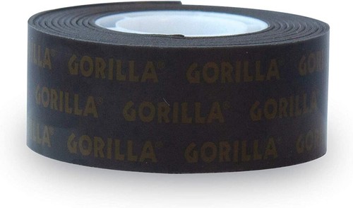 Gorilla Double Sided 1 in. W X 60 in. L Mounting Tape Black - Picture 8 of 8