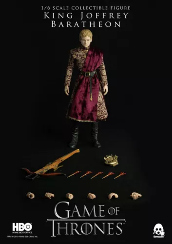 ThreeZero 3Z0070 HBO Game of Thrones King Joffrey Baratheon 1/6 Action Figure - Picture 9 of 9