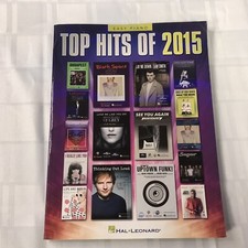 Top Hits Of 2015 Easy Piano Music Book