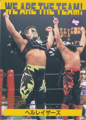 1995 BBM #187 - Hellraisers: We Are The Team! (HAWK) - Japanese Wrestling Card