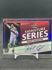2020-21 Panini Optic - Signature Series Robert Covington #SS-RCV Purple Prizm 
